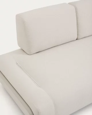 Двухместный модульный диван Compo из беженого шенилла 200X98X82 CM 5