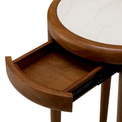 Вспомогательный столик Hensley Round 45X45X70 CM 6
