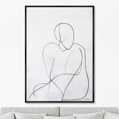 Репродукция картины на холсте Graceful Lines 75X105 CM 6