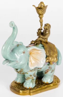 Подсвечник Elephant and Monkey 22X9X23 CM 7