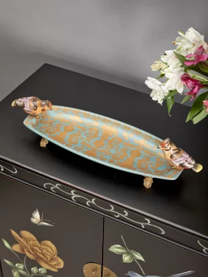 Блюдо с птичками Cecil 50X16X11 CM 6