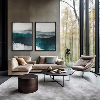 Набор из двух постеров на холсте The Arctic Ocean 75X105 / 75X105 CM 5