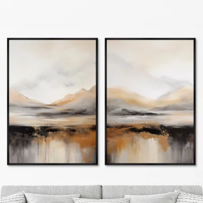 Набор из двух постеров на холсте Landscape collection 75X105 / 75X105 CM 8