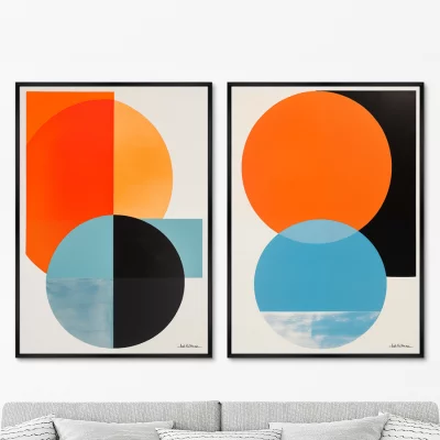 Набор из двух постеров на холсте Celestial bodies 75X105 / 75X105 CM 8