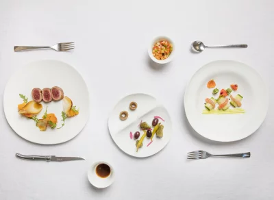 Плоская тарелка Shell Line Dinner 28X29 CM глянцевая 3