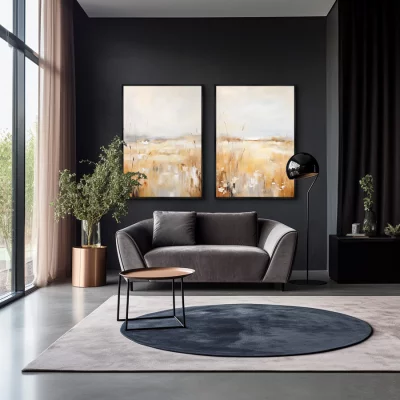 Набор из двух постеров на холсте Meadow 75X105 / 75X105 CM 4