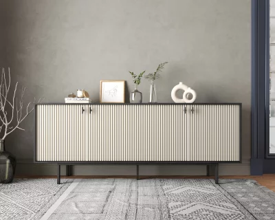 Комод с четырьмя дверцами Emerson 190X45X75 CM 5