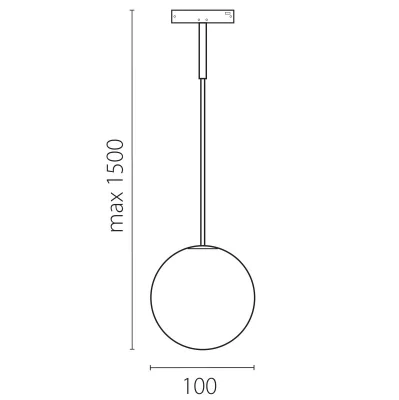 Подвесной светильник Linea 10X10X15 CM 4