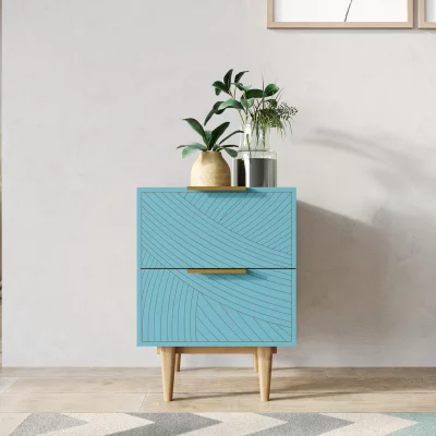 Тумбочка прикроватная Line 40X35X50 CM blue 4