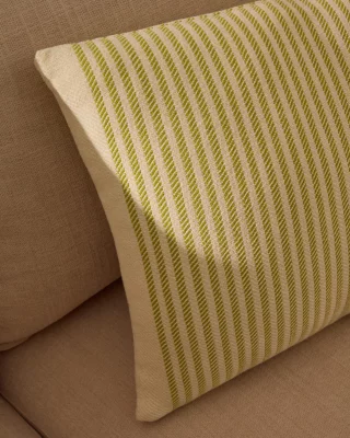 Наволочка Lioris из хлопка в зелёную полоску 40X60 CM 3