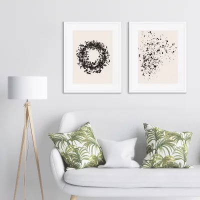 Комплект из двух постеров Leaf fall 42X52 / 42X52 CM 4