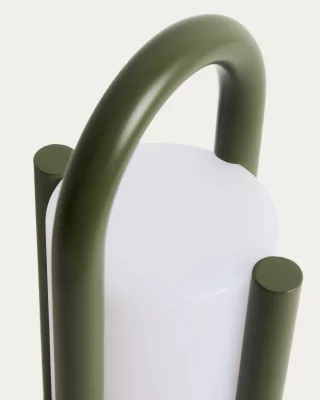 Портативный настольный светильник Leros зелёный 14X14X28 CM 4