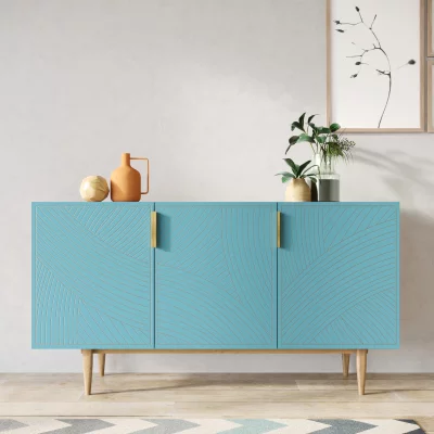 Комод Line 150X45X90 CM blue 4