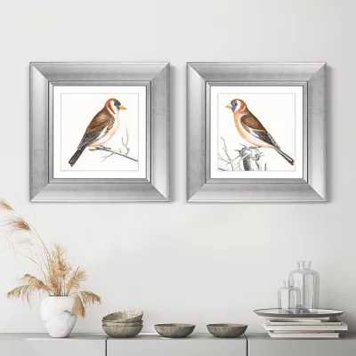 Диптих Goldfinches 36X36 / 36X36 CM 5