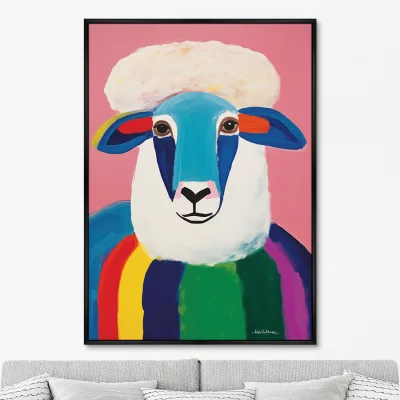 Постер на холсте Sheep couple 75X105 CM 6