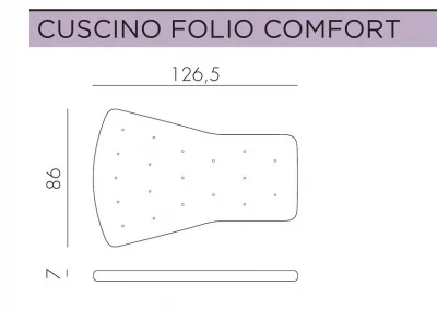 Кресло с пуфом Folio Poggio 72X81X113 / 49X42X44 CM 3