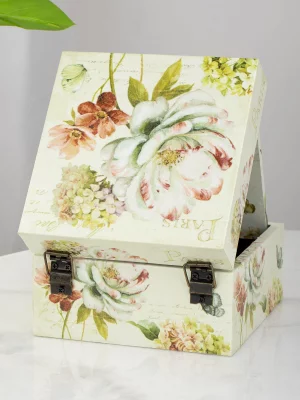 Часы в шкатулке 15X16X10 CM 7