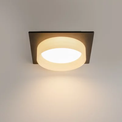 Встраиваемый светильник черный GX53 105X105X45 MM 7