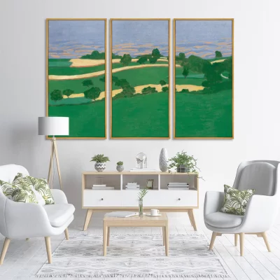 Триптих Corn Fields 52X105 / 52X105 / 52X105 CM 5