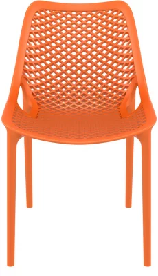 Стул пластиковый Air 50X60X82 CM оранжевый 4