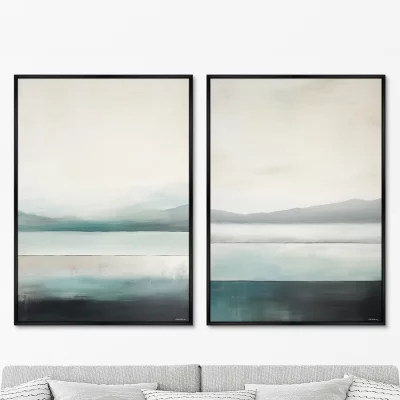 Набор из двух постеров на холсте Landscape Collection 75X105 / 75X105 CM 8