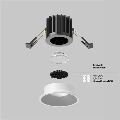 Встраиваемый светодиодный светильник Раунд 6X6X5.3 CM 3