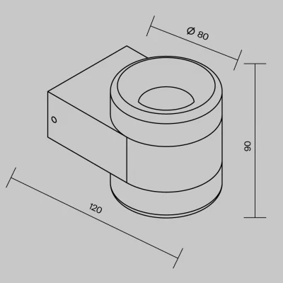 Настенный светильник Orbit 8X12X9 CM 6