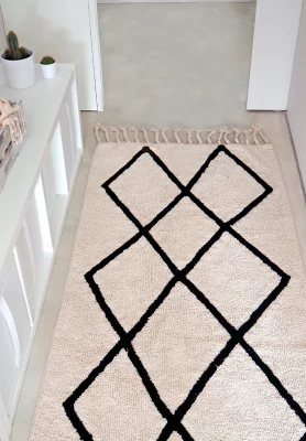 Хлопковая ковровая дорожка Bereber Runner 80X230 CM 6