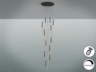 Подвесной светодиодный светильник Varas 90X90X500 CM 6