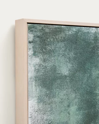 Абстрактная картина Selnar зелёная 47.5X5X183 CM 4