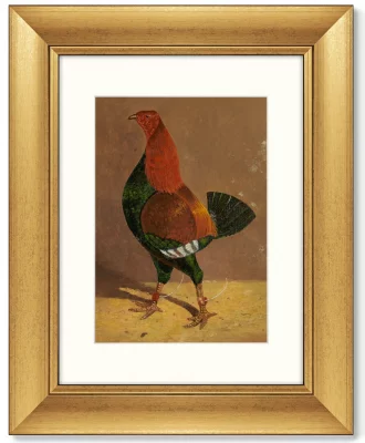 Диптих Fighting Cocks 41X51 / 41X51 CM 4