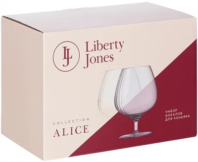 Набор из двух бокалов для коньяка Alice 575 ml 3