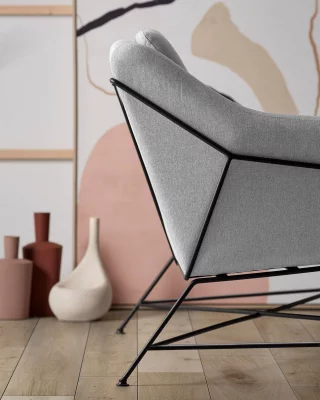 Софа Brida 125X73X82 CM светло-серая 7