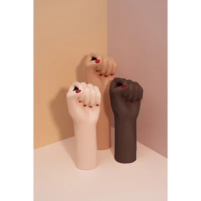 Ваза для цветов girl power, white, 26 см 3