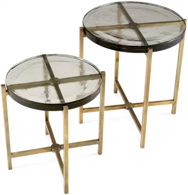 Комплект из двух столиков Haymann 50X50X50 / 57X57X61 CM 3