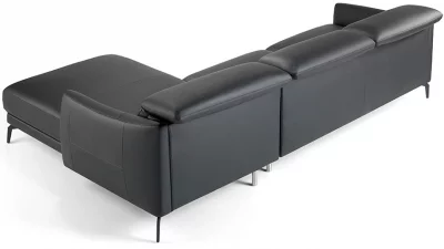 Угловой кожаный диван Chaiselongue 283X194X75/94 4