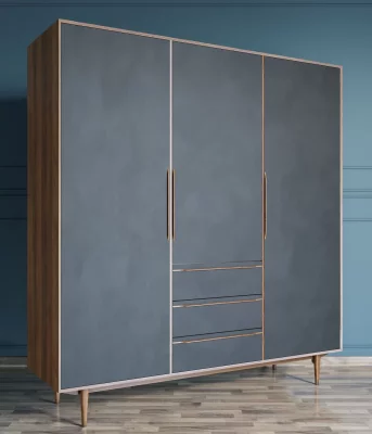 Шкаф в скандинавском стиле Bruni 179X55X195 CM 6
