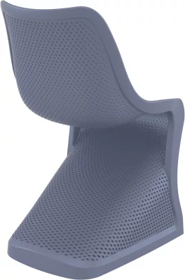 Стул пластиковый Bloom 50X58X85 CM серый 3
