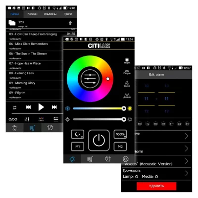 Накладной светильник Light & Music 10