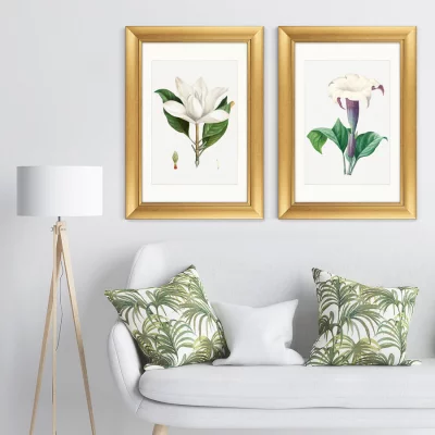 Диптих Antique plants drawn 51X71 / 51X71 CM 5