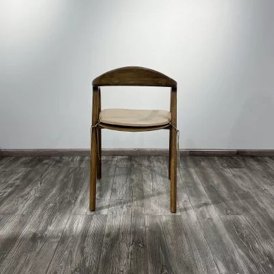 Подушка на стул Лугано из натуральной бежевой кожи 45X46.5X3 CM 7