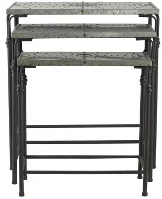 Комплект из трёх столиков Yalwa 61X36X66 / 55X29X59 / 48X23X50 CM 4
