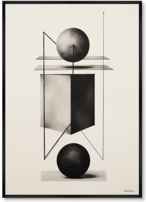 Набор из двух постеров на холсте Life of the mechanisms 75X105 / 75X105 CM 3