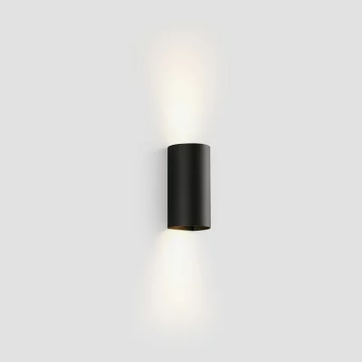 Настенный светильник SOLE круглый черный 2xGU10 8X6.5X15.5 CM 3
