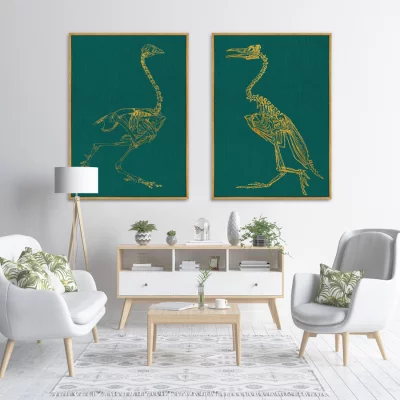 Диптих на холсте The Medieval period 75X105 / 75X105 CM 4