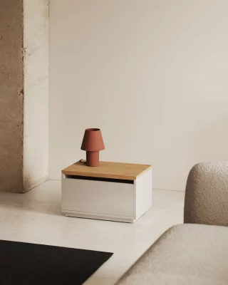 Комод Abilen из дубового шпона 60X40X35 CM 3
