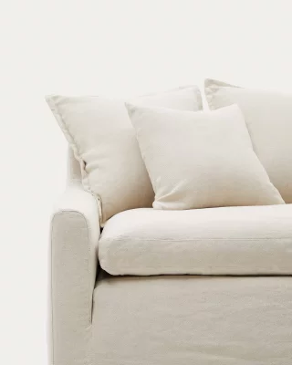Трёхместный диван Zenira со съёмным чехлом и подушками 230X105X85 CM 4
