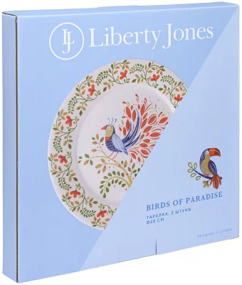 Набор из двух тарелок Birds of Paradise Ø28 CM 7