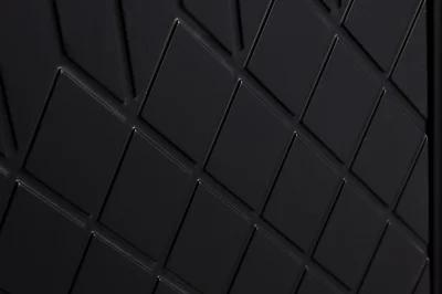 Комод черный с мраморной столешницей и золотистыми акцентами 150X55X90 CM 6