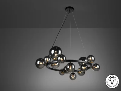 Люстра Astros 14L черная 82X82X30 CM 8